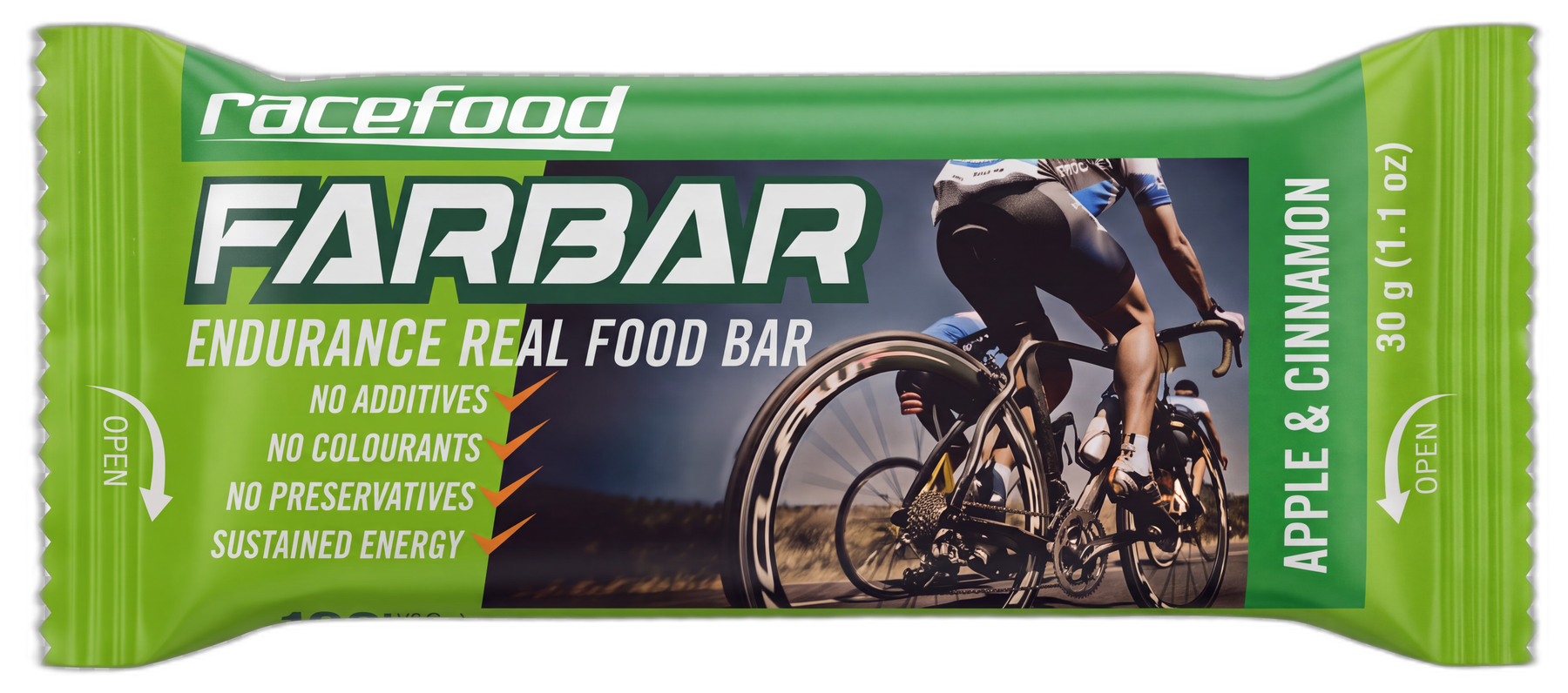 FARBAR Apple & Cinnamon wrapper, isolated