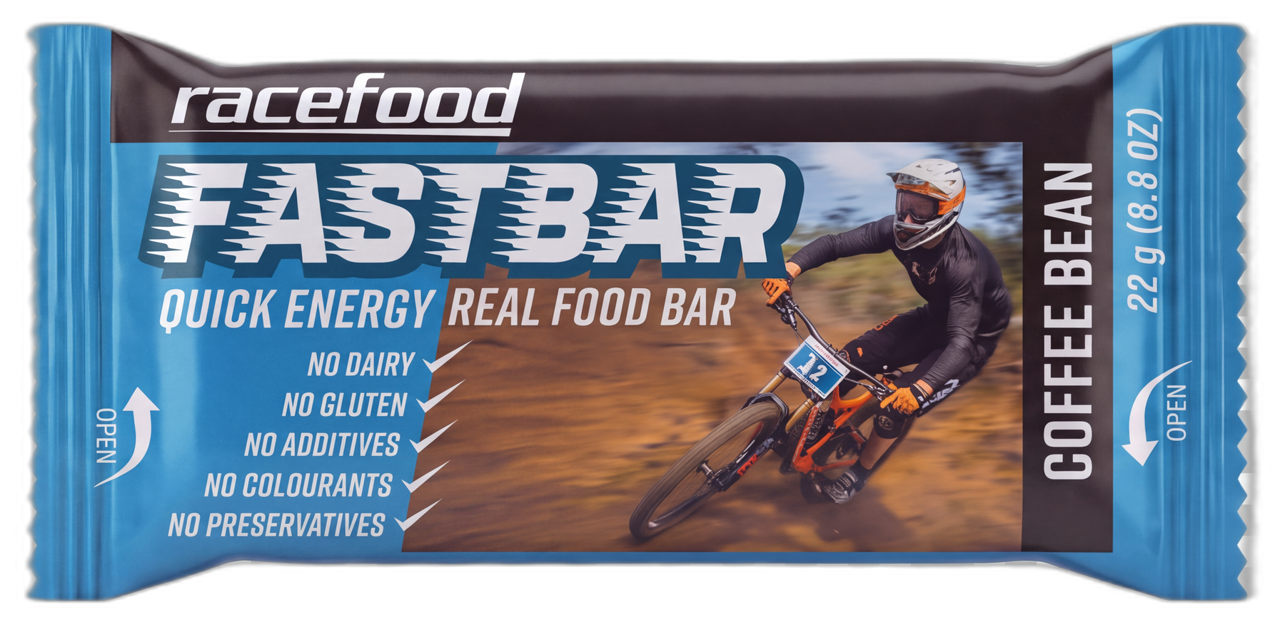 FASTBAR Coffee Bean wrapper, isolated