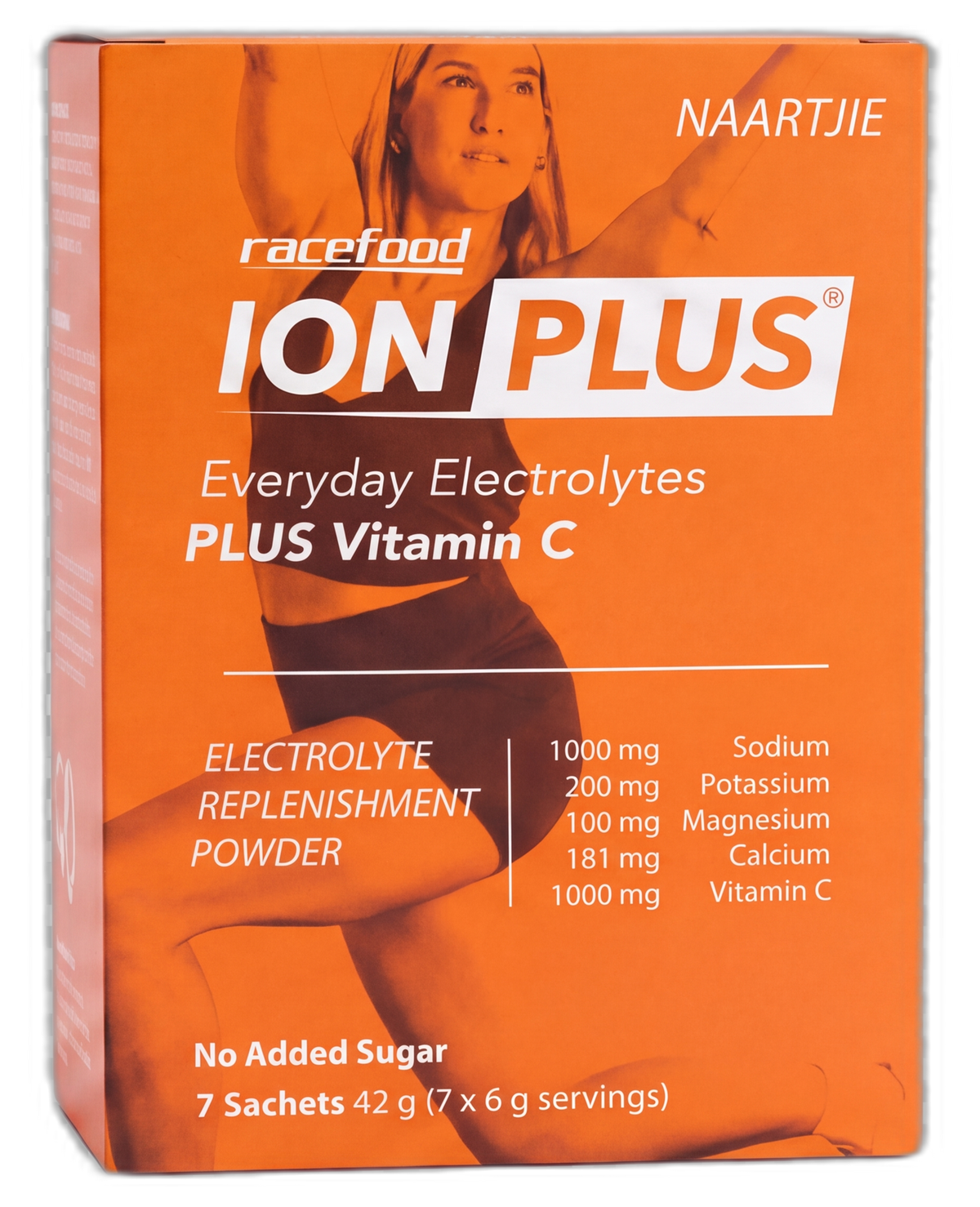 ION PLUS Naartjie 7-sachet box, isolated