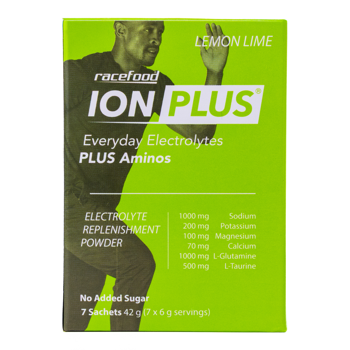 Racefood ION PLUS Lemon Lime box - front square